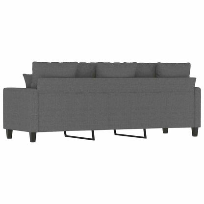 Divano a 3 Posti Grigio Chiaro 180 cm in Tessuto