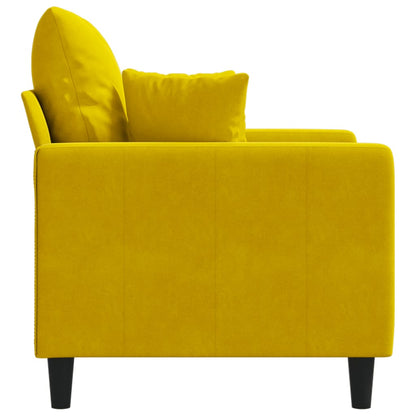 Poltrona Giallo 60 cm Velluto