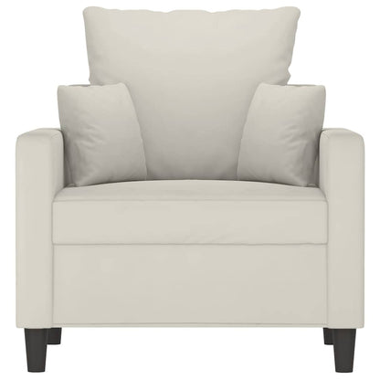 Poltrona Crema 60 cm Velluto