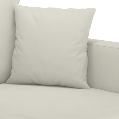 Divano a 2 Posti crema 140 cm in Velluto