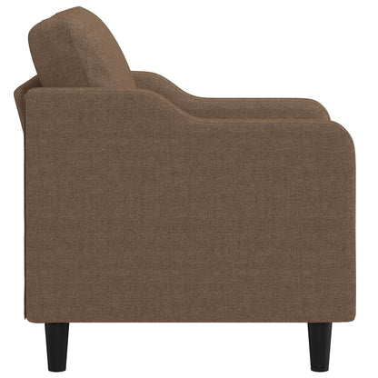 Poltrona Marrone 60 cm in Tessuto
