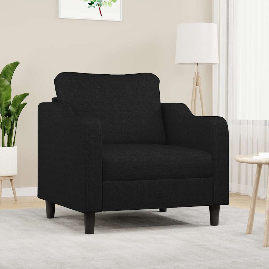 Poltrona Nera 60 cm in Tessuto