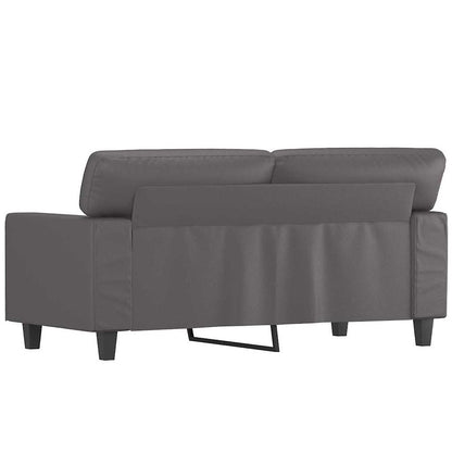 Divano a 2 Posti Grigio 120 cm in Similpelle | homemem39