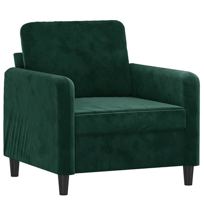 Poltrona Verde Scuro 60 cm Velluto