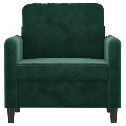 Poltrona Verde Scuro 60 cm Velluto