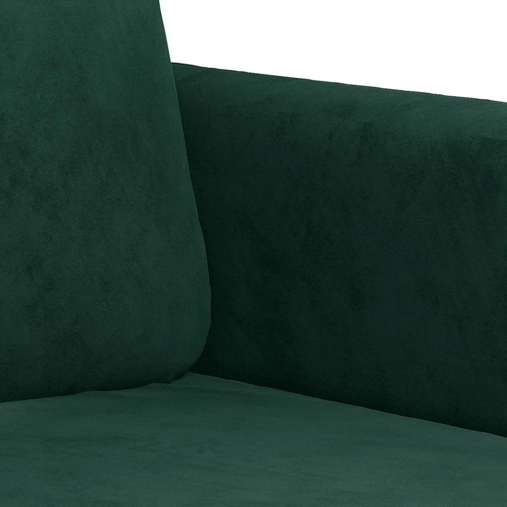 Poltrona Verde Scuro 60 cm Velluto