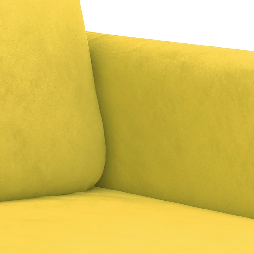 Poltrona Giallo 60 cm Velluto - homemem39