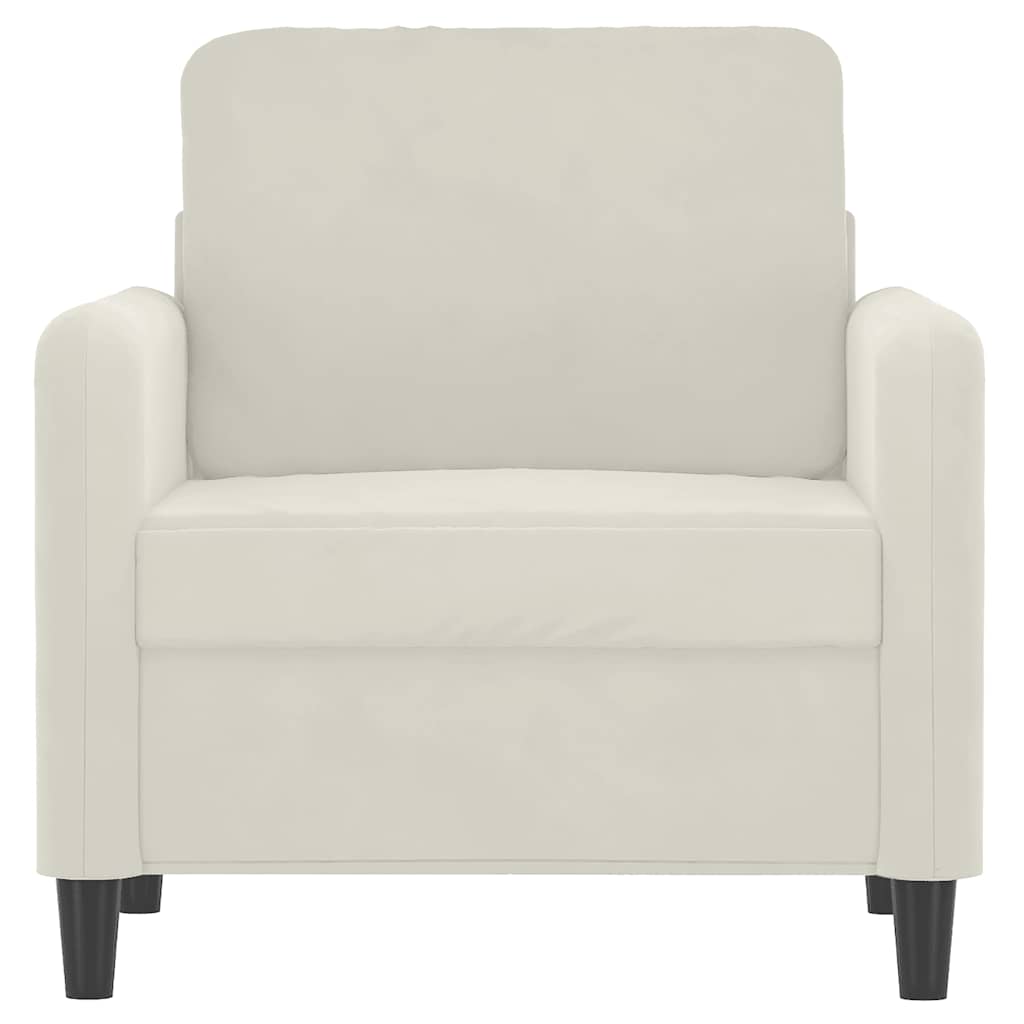 Poltrona Crema 60 cm Velluto