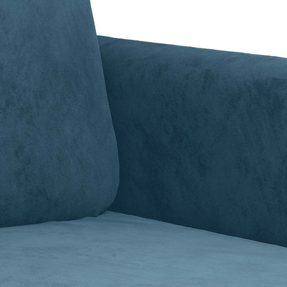 Poltrona Blu 60 cm Velluto