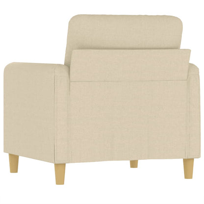 Poltrona Crema 60 cm in Tessuto | homemem39