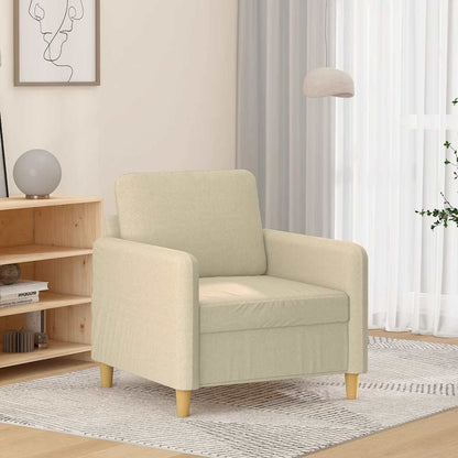 Poltrona Crema 60 cm in Tessuto | homemem39