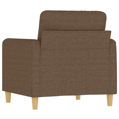 Poltrona Marrone 60 cm in Tessuto | homemem39