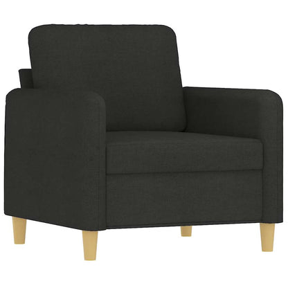 Poltrona Nera 60 cm in Tessuto | homemem39
