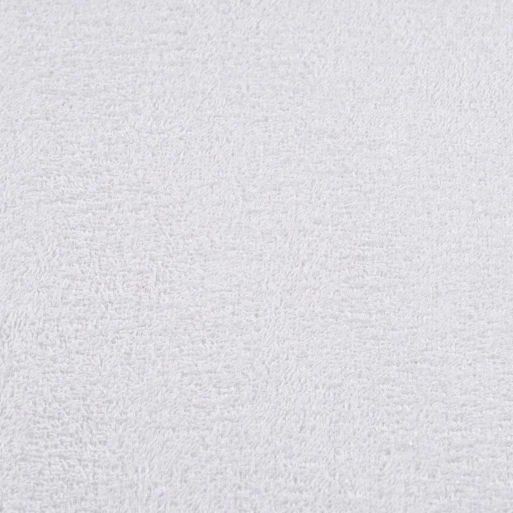 Asciugamani da Bagno 2 pz Bianchi 100x150cm 360g/m² 100% Cotone