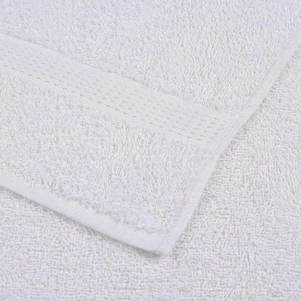 Asciugamani per sauna FROGN 25 pz Bianco 80x200 cm 360 g/m²