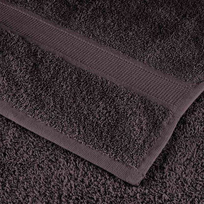 Asciugamani Ospiti 10 pz Antracite 30x50cm 360 g/m² 100% Cotone