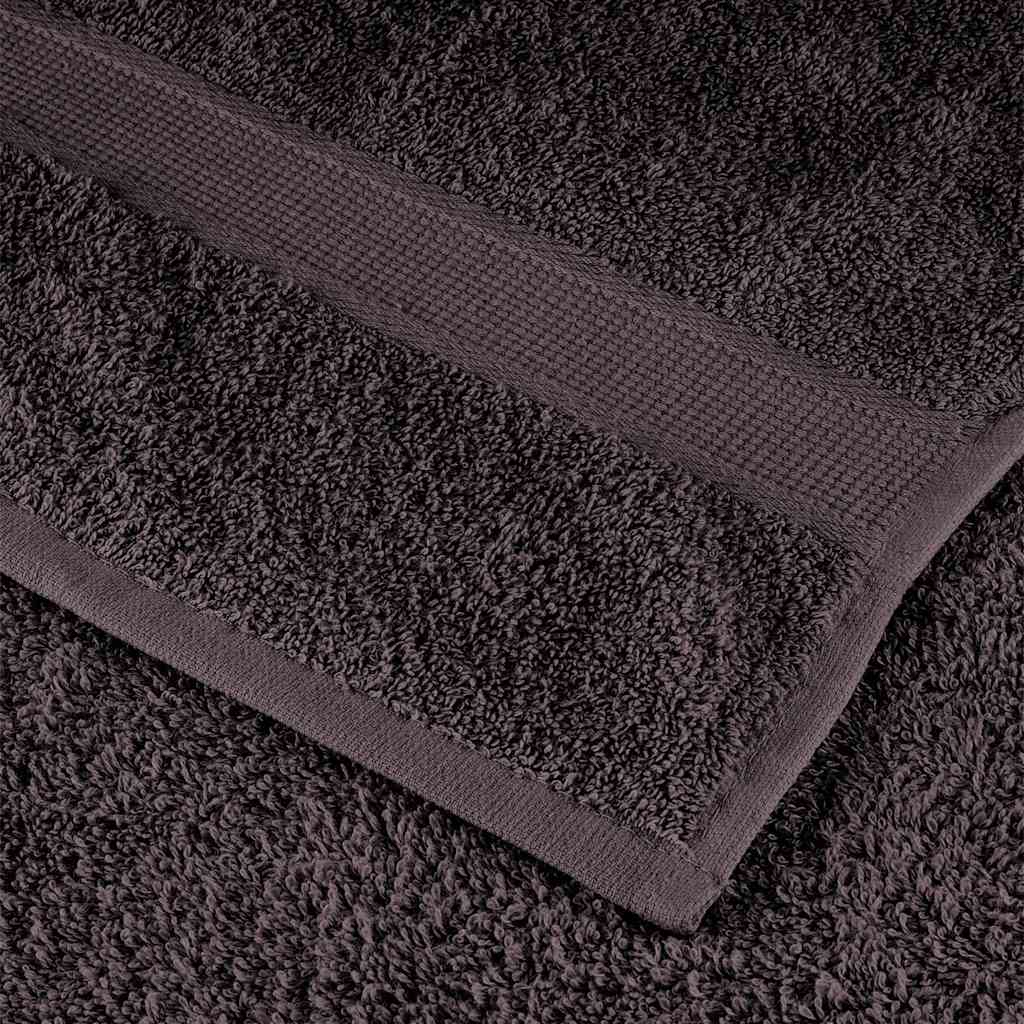 Asciugamani da doccia FROGN 10 pz Antracite 70x140 cm 360 g/m²