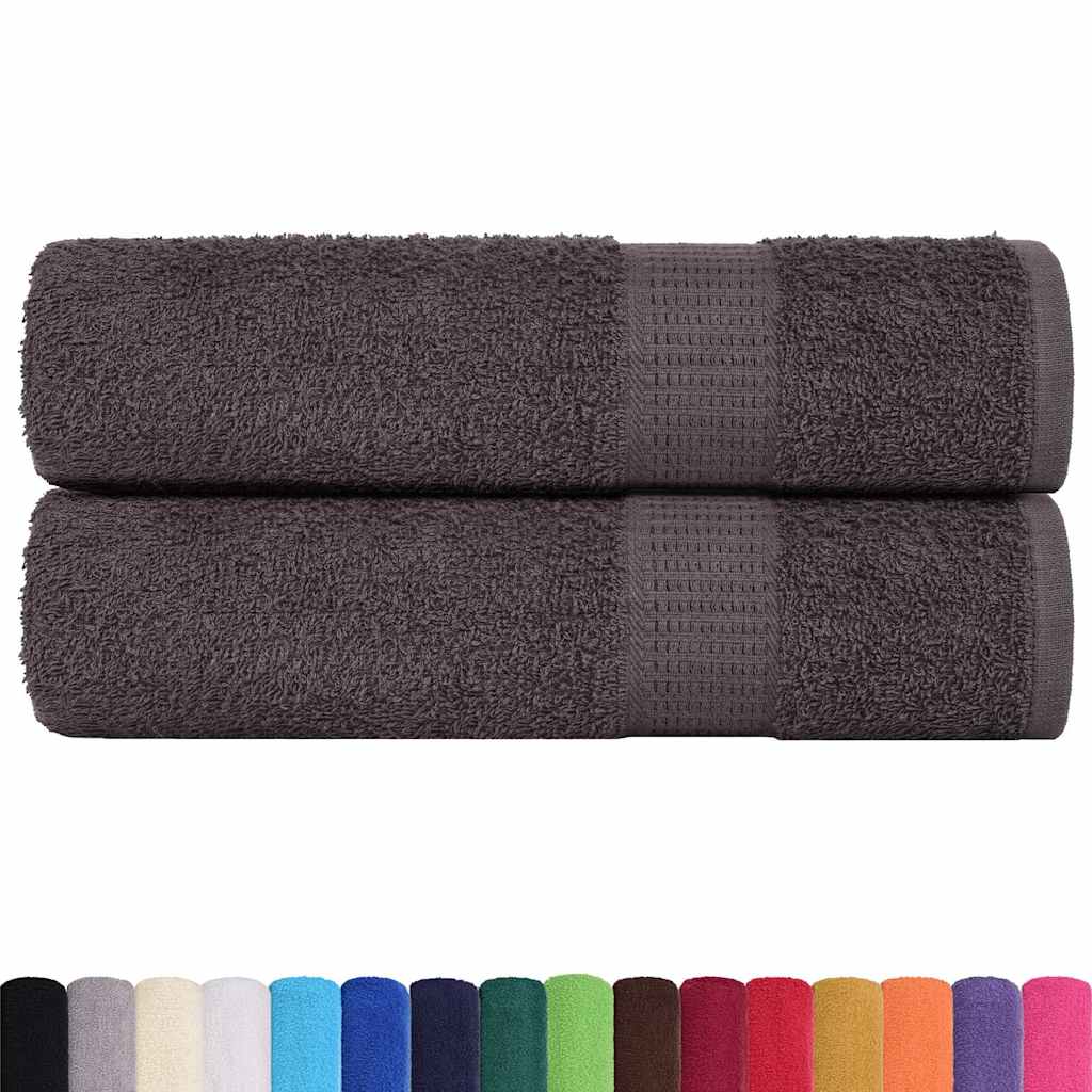 Asciugamani da Bagno 2 pz 100x150 cm 360 g/m² 100% Cotone