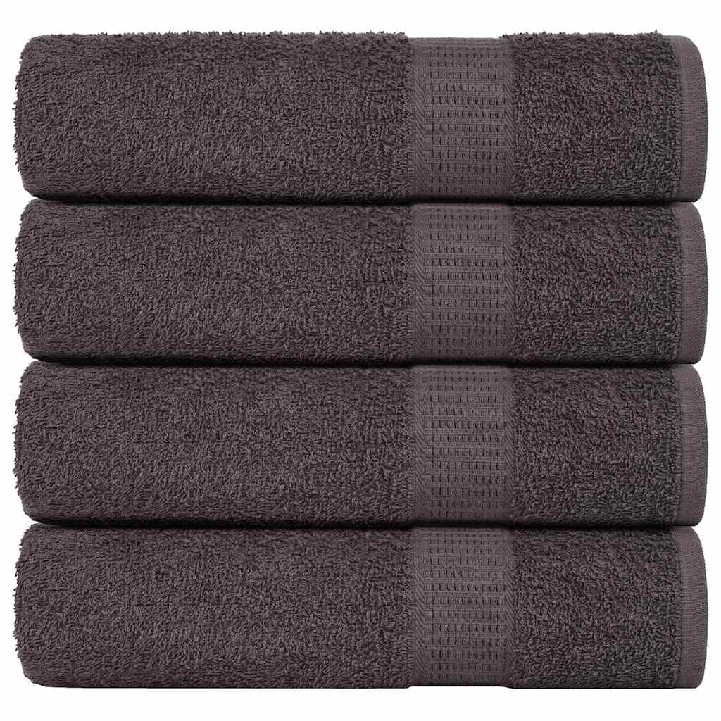 Asciugamani da Bagno 4 pz 100x150 cm 360 g/m² 100% Cotone