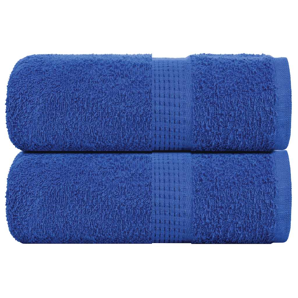 Asciugamani per Sapone 2 pz Blu 30x30 cm 360 g/m² 100% Cotone