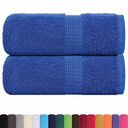 Asciugamani per Sapone 2 pz Blu 30x30 cm 360 g/m² 100% Cotone