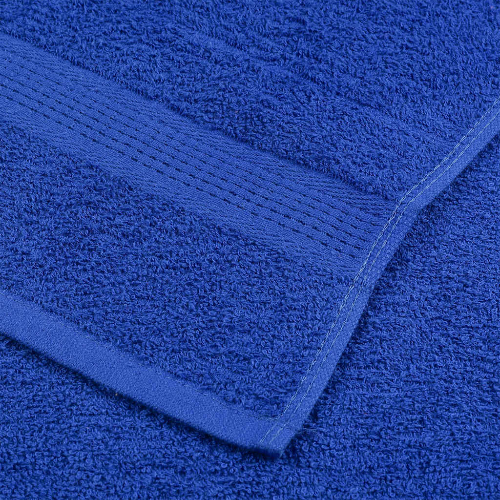 Asciugamani Ospiti 4 pz Blu 30x50 cm 360 g/m² 100% Cotone