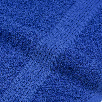 Asciugamani 2 pz Blu 50x100 cm 360 g/m² 100% Cotone