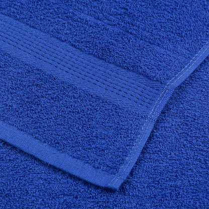 Asciugamani Doccia 10 pz Blu 70x140 cm 360 g/m² 100% Cotone