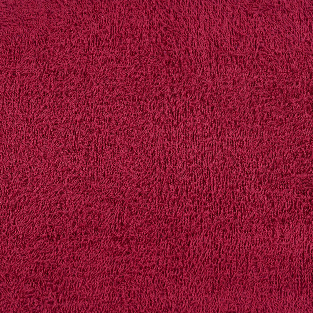 Asciugamani Doccia 10 pz Bordeaux 70x140cm 360 g/m² 100% Cotone