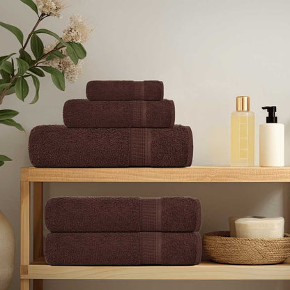 Asciugamani FROGN 2 pz Marrone 50x100 cm 360 g/m²