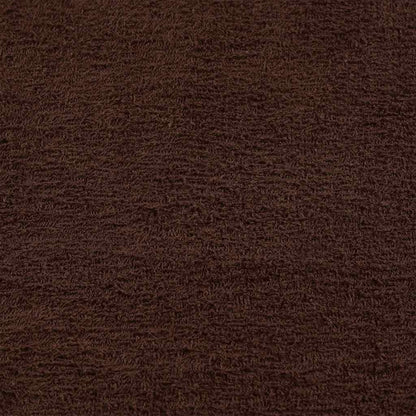 Asciugamani 2 pz Marrone 50x100 cm 360 g/m² 100% Cotone