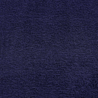 Asciugamani 4 pz Blu Marino 50x100 cm 360 g/m² 100% Cotone