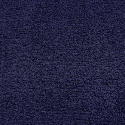 Asciugamani Doccia 2 pz Blu Marino 70x140cm 360g/m² 100% Cotone