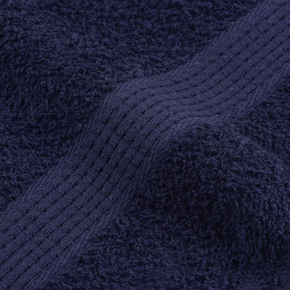 Asciugamani Doccia 2 pz Blu Marino 70x140cm 360g/m² 100% Cotone