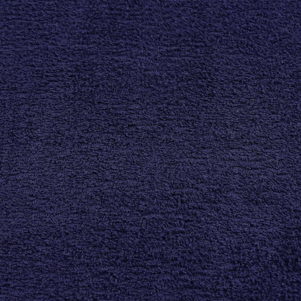 Asciugamani 4 pz Blu Marino 100x200 cm 360 g/m² 100% Cotone