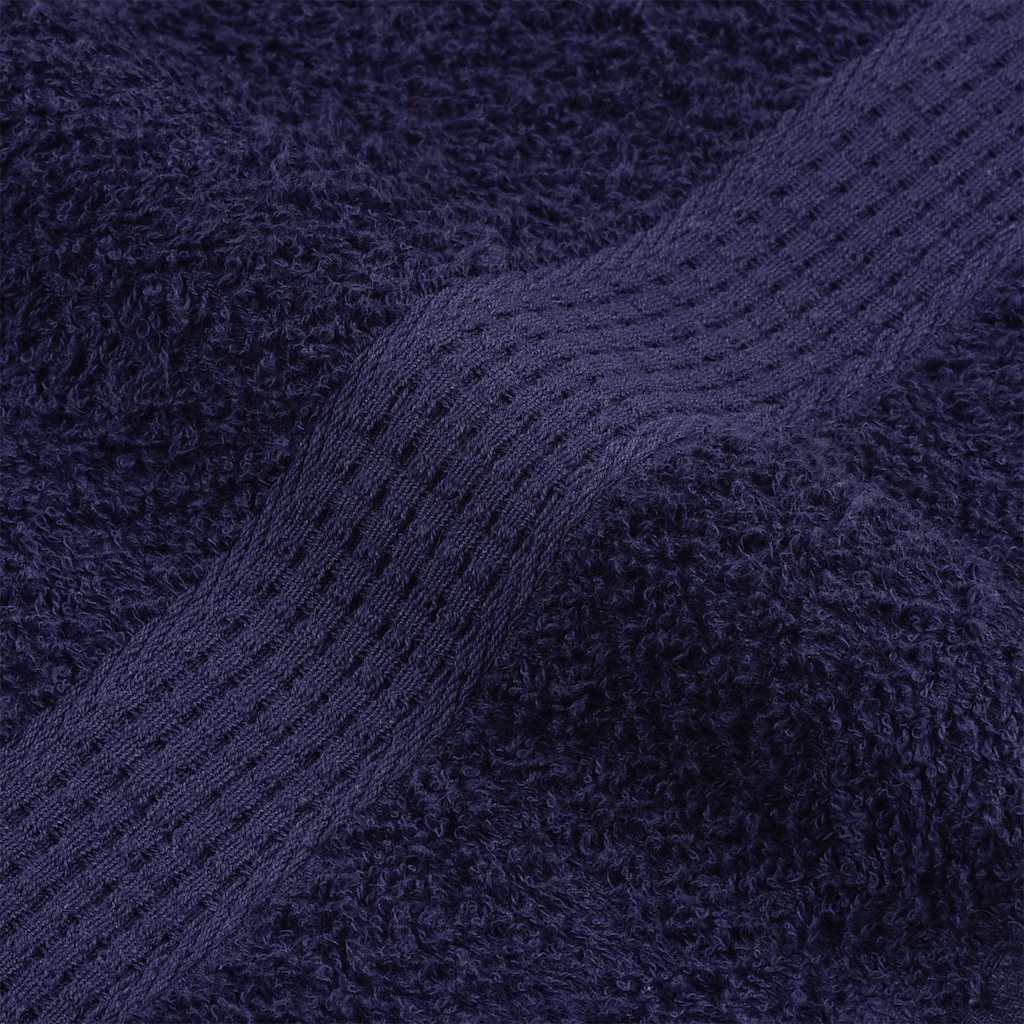 Asciugamani 4 pz Blu Marino 100x200 cm 360 g/m² 100% Cotone