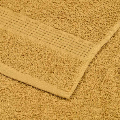 Asciugamani Ospiti 2 pz Oro 30x50 cm 360 g/m² 100% Cotone