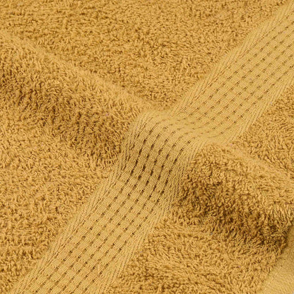 Asciugamani Doccia 4 pz Oro 70x140 cm 360 g/m² 100% Cotone