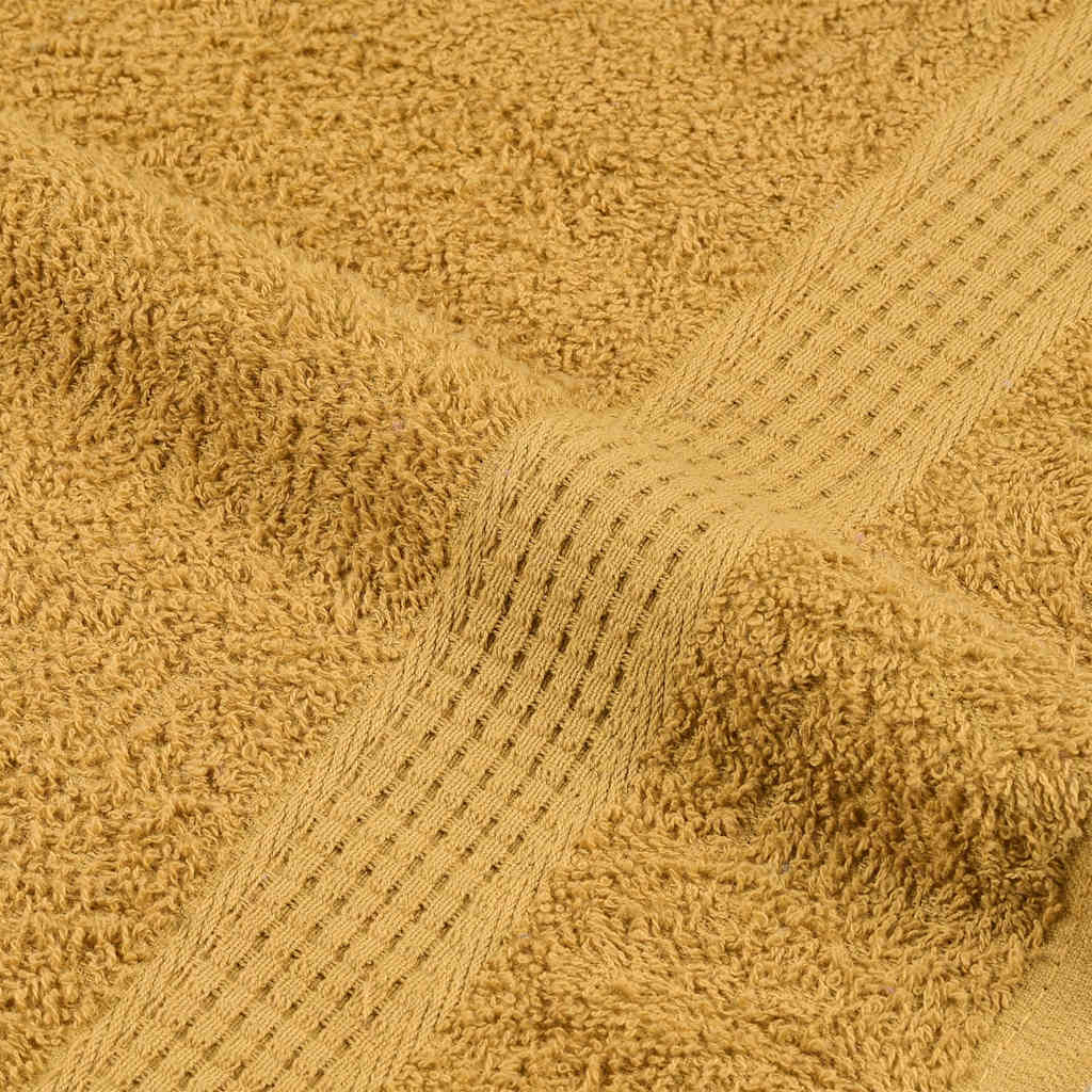 Asciugamani per Sauna 4 pz Oro 80x200 cm 360 g/m² 100% Cotone