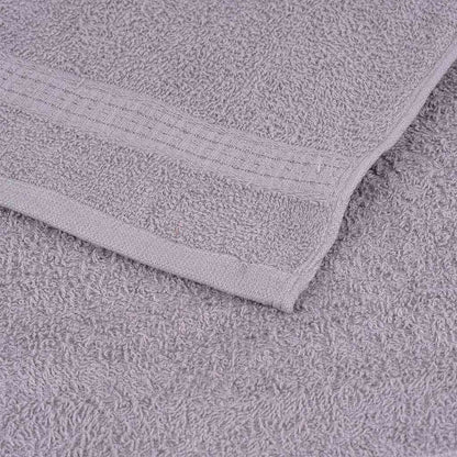 Asciugamani Doccia 4 pz Grigio 70x140 cm 360 g/m² 100% Cotone