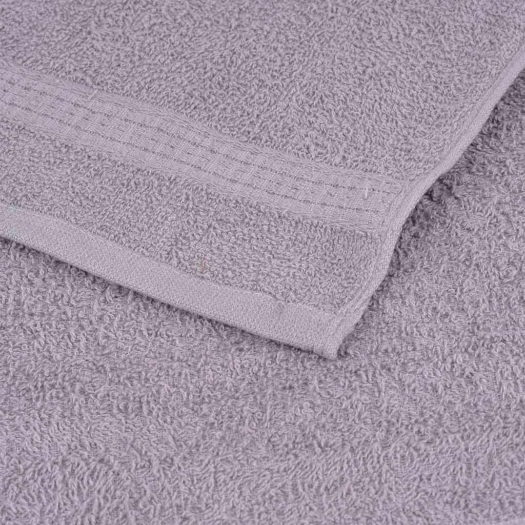 Asciugamani da doccia FROGN 4 pz Grigio 70x140 cm 360 g/m²