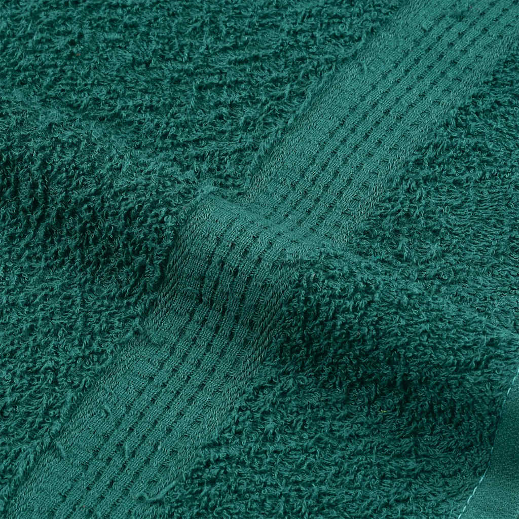 Asciugamani Ospiti 4 pz Verde 30x50 cm 360 g/m² 100% Cotone