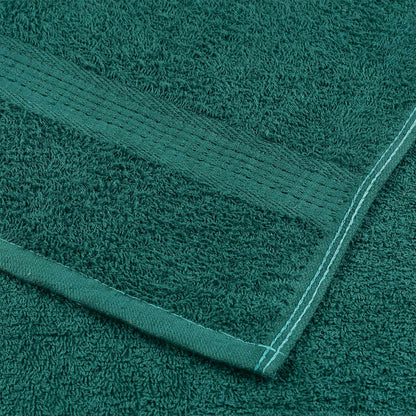 Asciugamani da Bagno 2 pz Verde 100x150cm 360g/m² 100% Cotone