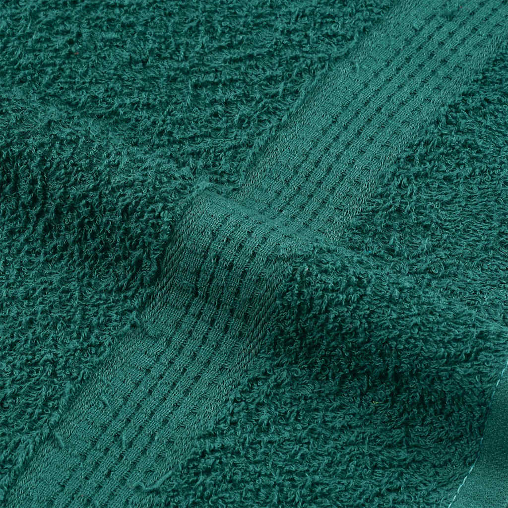 Asciugamani da Bagno 2 pz Verde 100x150cm 360g/m² 100% Cotone