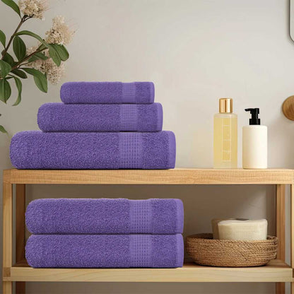 Asciugamani per ospiti FROGN 2 pz Viola 30x50 cm 360 g/m²