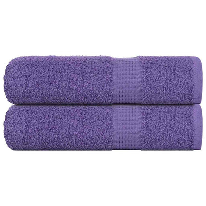 Asciugamani 2 pz Viola 50x100 cm 360 g/m² 100% Cotone