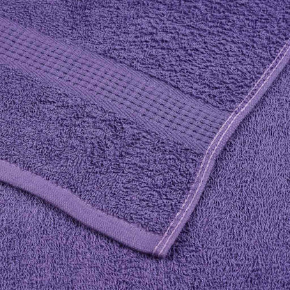 Asciugamani FROGN 10 pz Viola 50x100 cm 360 g/m²