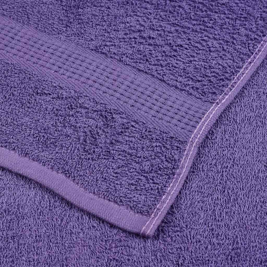 Asciugamani da doccia FROGN 2 pz Viola 70x140 cm 360 g/m²
