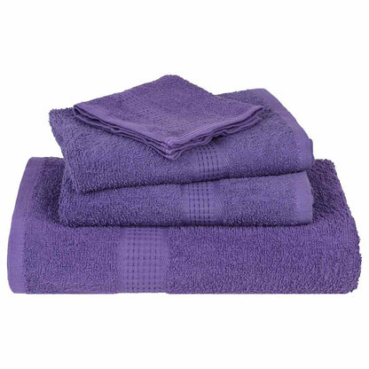 Asciugamani Doccia 4 pz Viola 70x140 cm 360 g/m² 100% Cotone