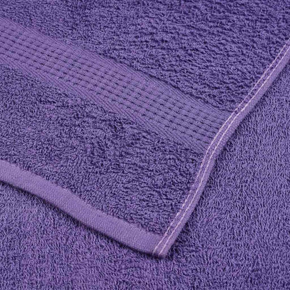 Asciugamani Doccia 4 pz Viola 70x140 cm 360 g/m² 100% Cotone